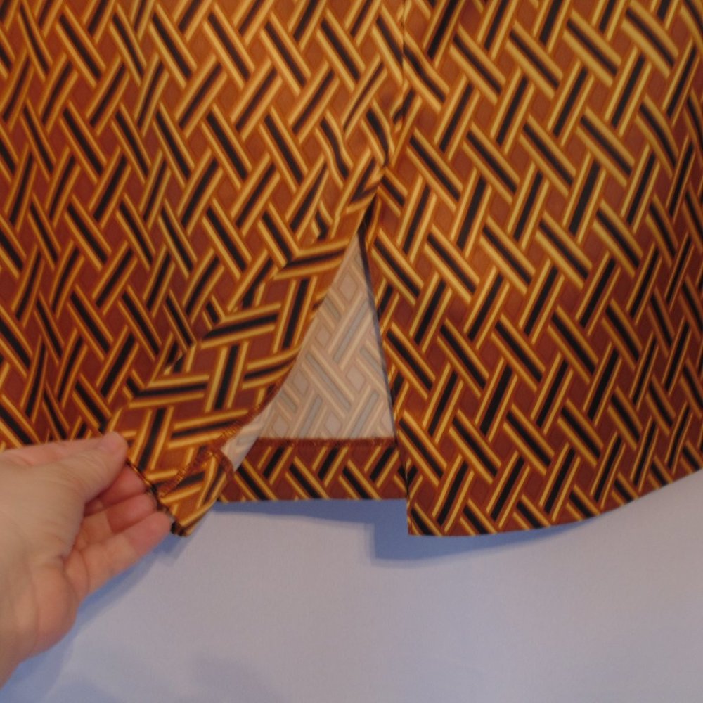 New York and Comany Stretch Career Wear Geometric Print Skirt size 16 - Picture 3 of 5